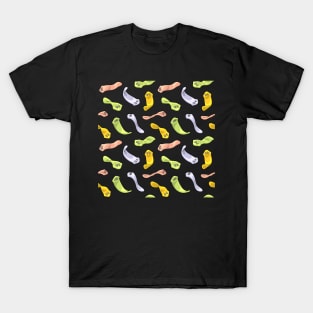 Planarians Pattern - Multi-colored T-Shirt